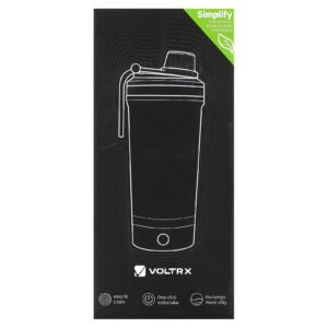 Voltrx, Gallium Electric Shaker Bottle, Hot Red, 24 oz (700 ml) Voltrx, Gallium Electric Shaker Bottle, Hot Red, 24 oz (700 ml)