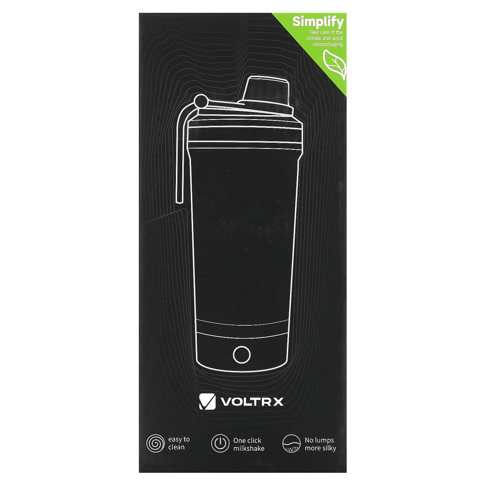 24-3.jpg Voltrx, Gallium Electric Shaker Bottle, Hot Red, 24 oz (700 ml)